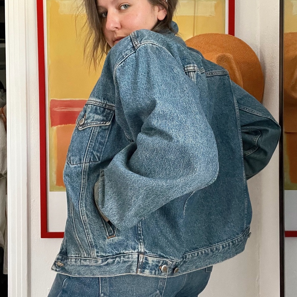 Vintage Old Navy Denim Trucker Jacket - Picture 9 of 9